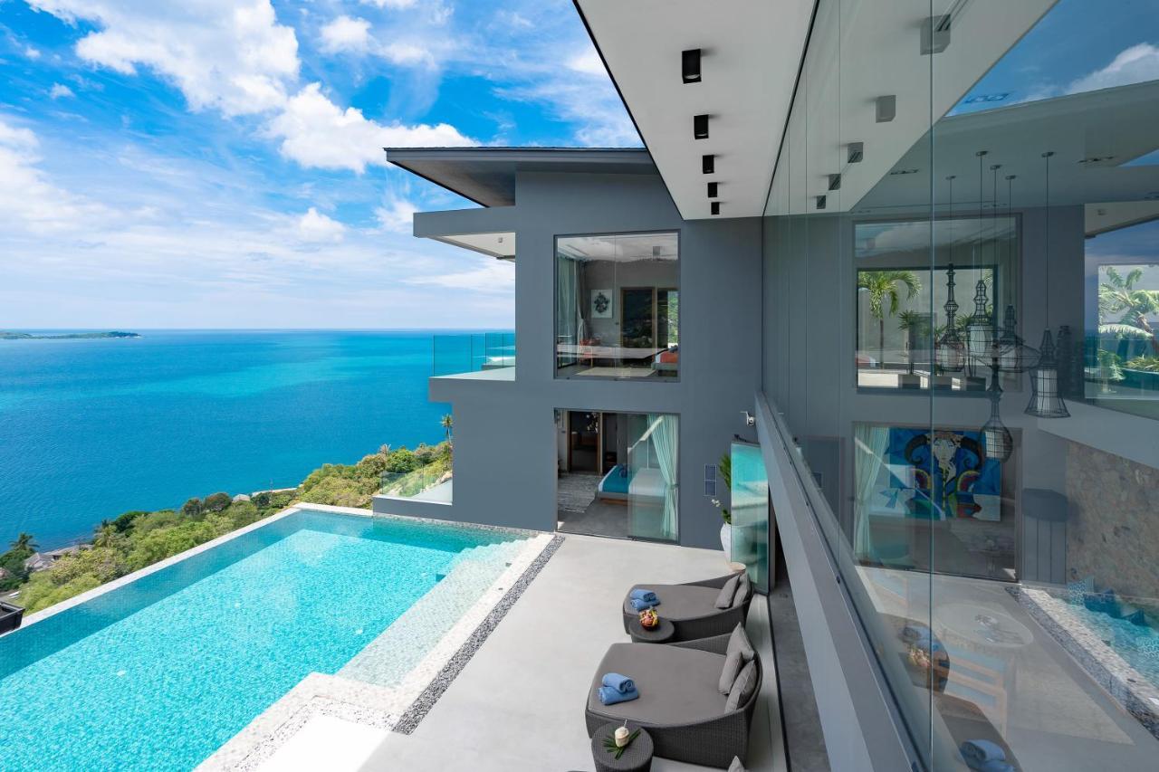 Pool I Sea Views - Pool - Privacy & Service Villa Chaweng (Koh Samui)